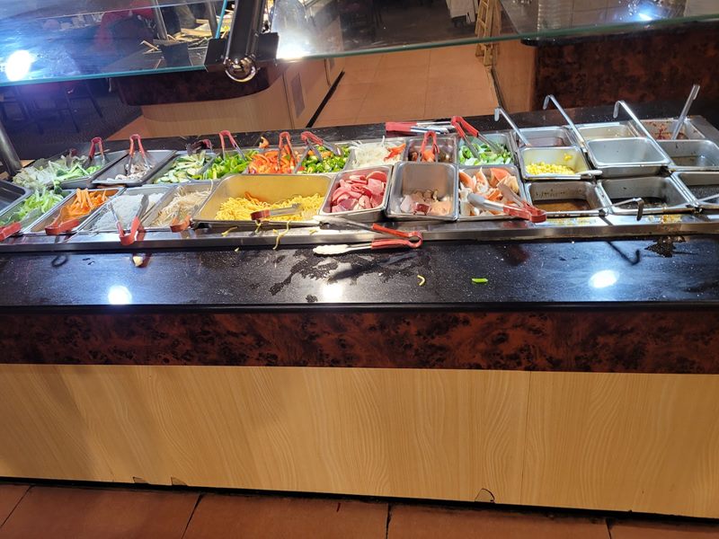 A+ Buffet Mongolian Grill food